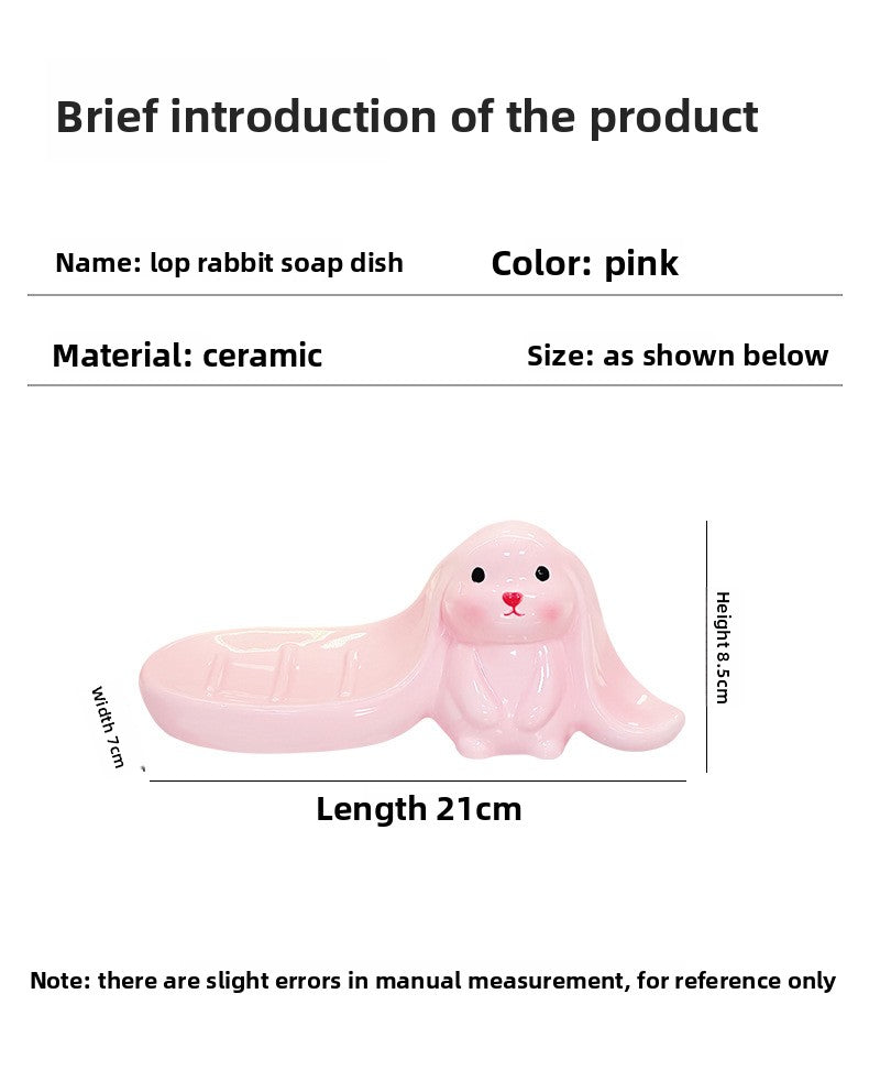 Floppy Bunny Soap Holder