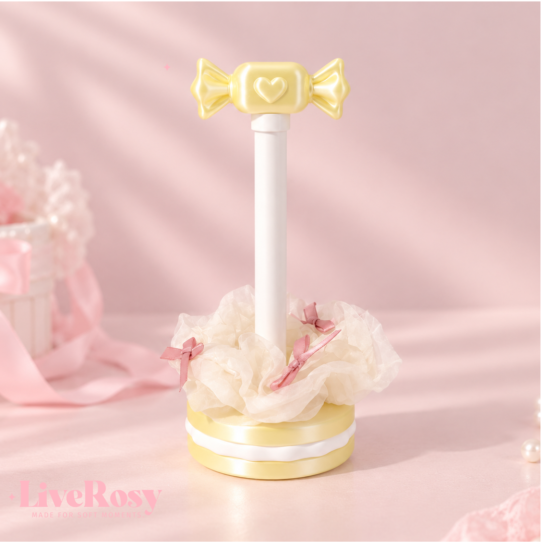 Pastel Candy Scrunchie Holder