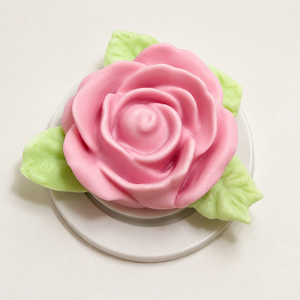 3D Printed Vintage Rose MagSafe Phone Grip