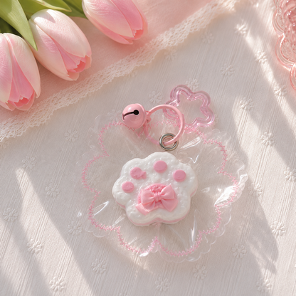 The Paw That Fixes Bad Days — Squishy Keychain