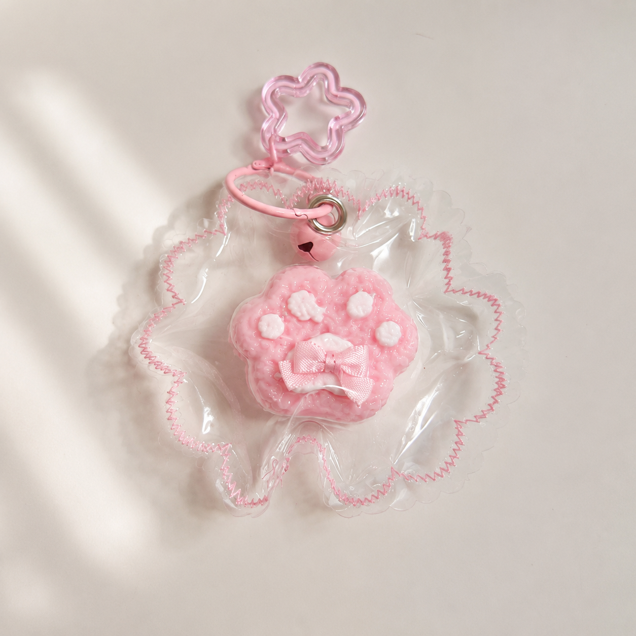 The Paw That Fixes Bad Days — Squishy Keychain