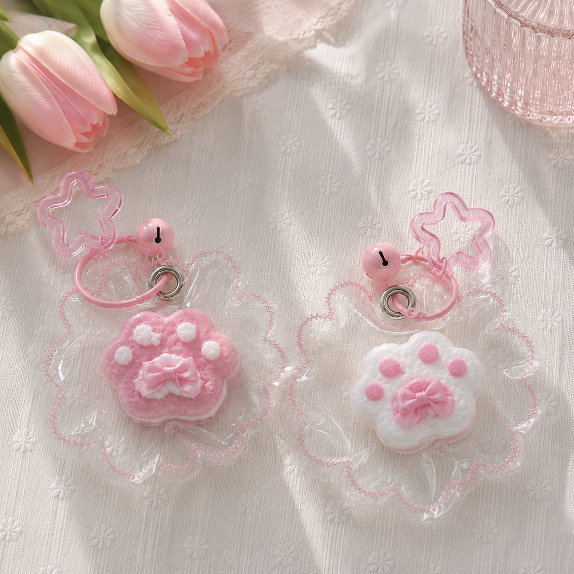 The Paw That Fixes Bad Days — Squishy Keychain
