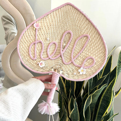 Blush Breeze Hand Fan
