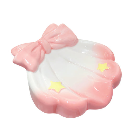 Dreamy Stardust Bow Shell Dish