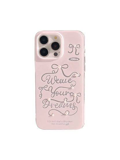 Weave Your Dreams Ribbon Phone Case