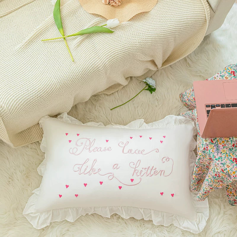 Babydoll Ruffle Throw Pillow