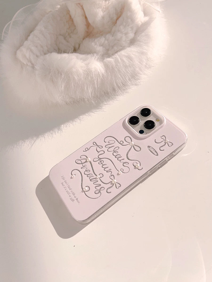 Weave Your Dreams Ribbon Phone Case
