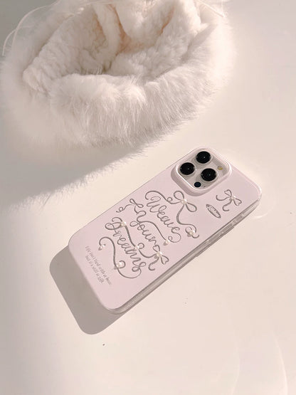 Weave Your Dreams Ribbon Phone Case