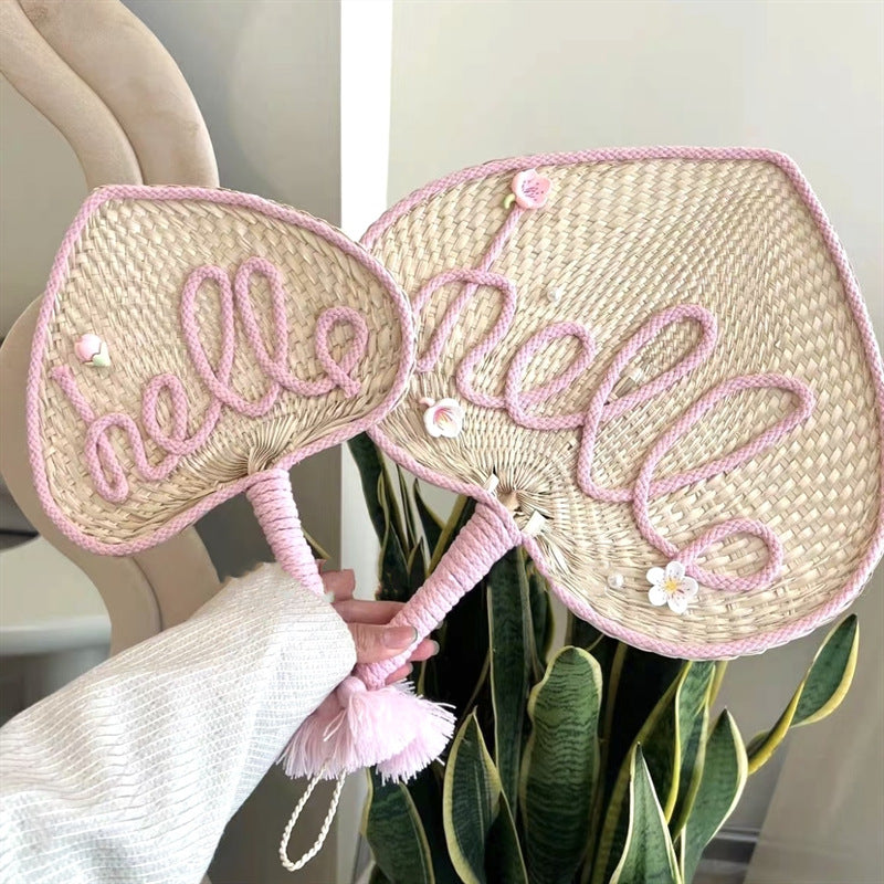 Blush Breeze Hand Fan