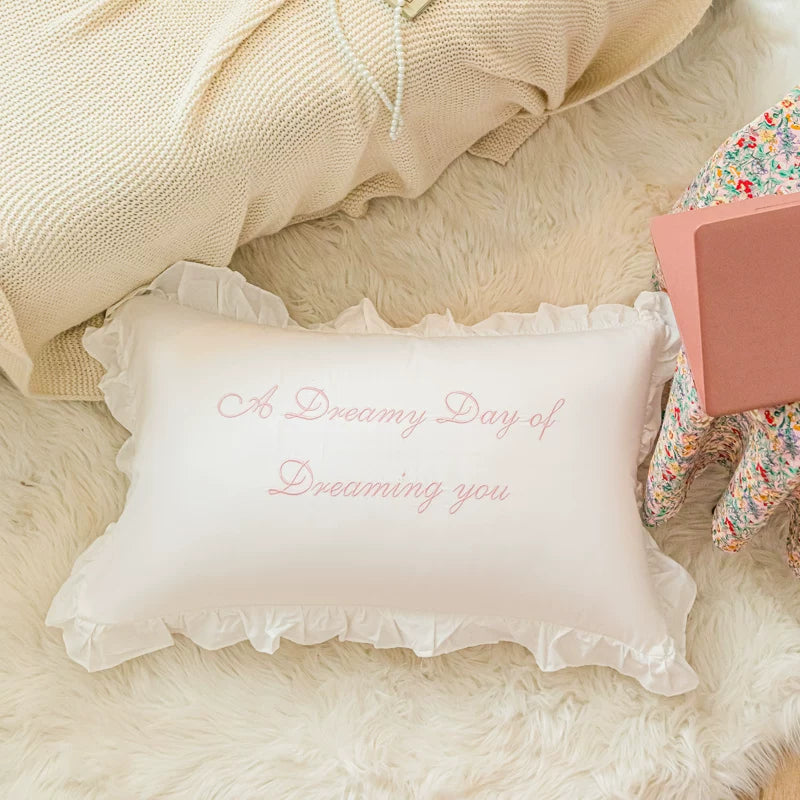 Babydoll Ruffle Throw Pillow