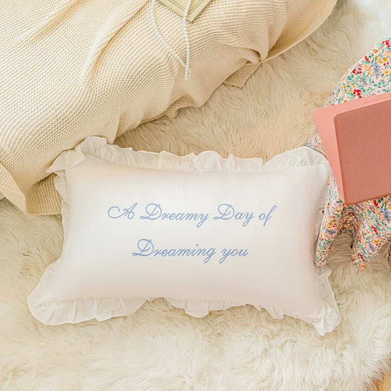 Babydoll Ruffle Throw Pillow