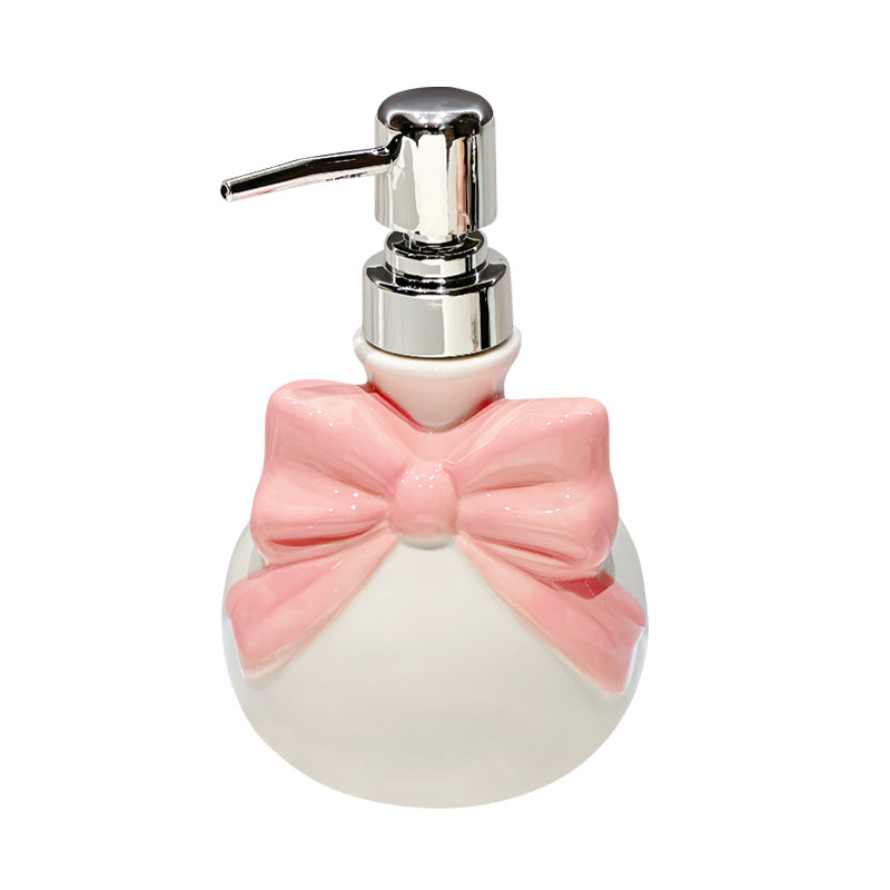 Dreamy Pink Ribbon Soap Dispenser