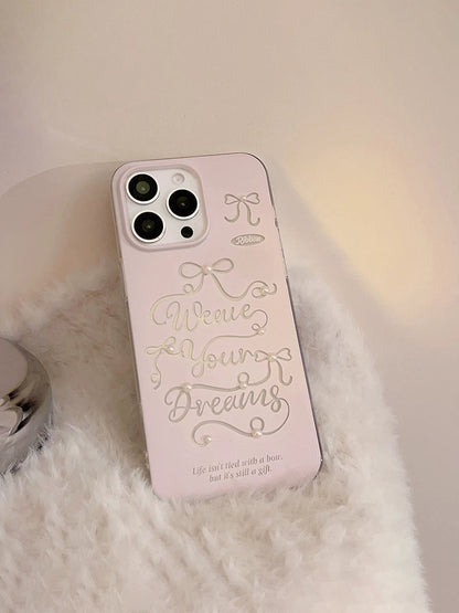 Weave Your Dreams Ribbon Phone Case