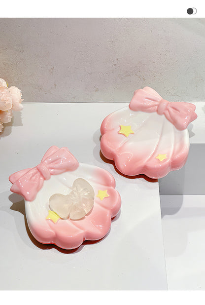 Dreamy Stardust Bow Shell Dish